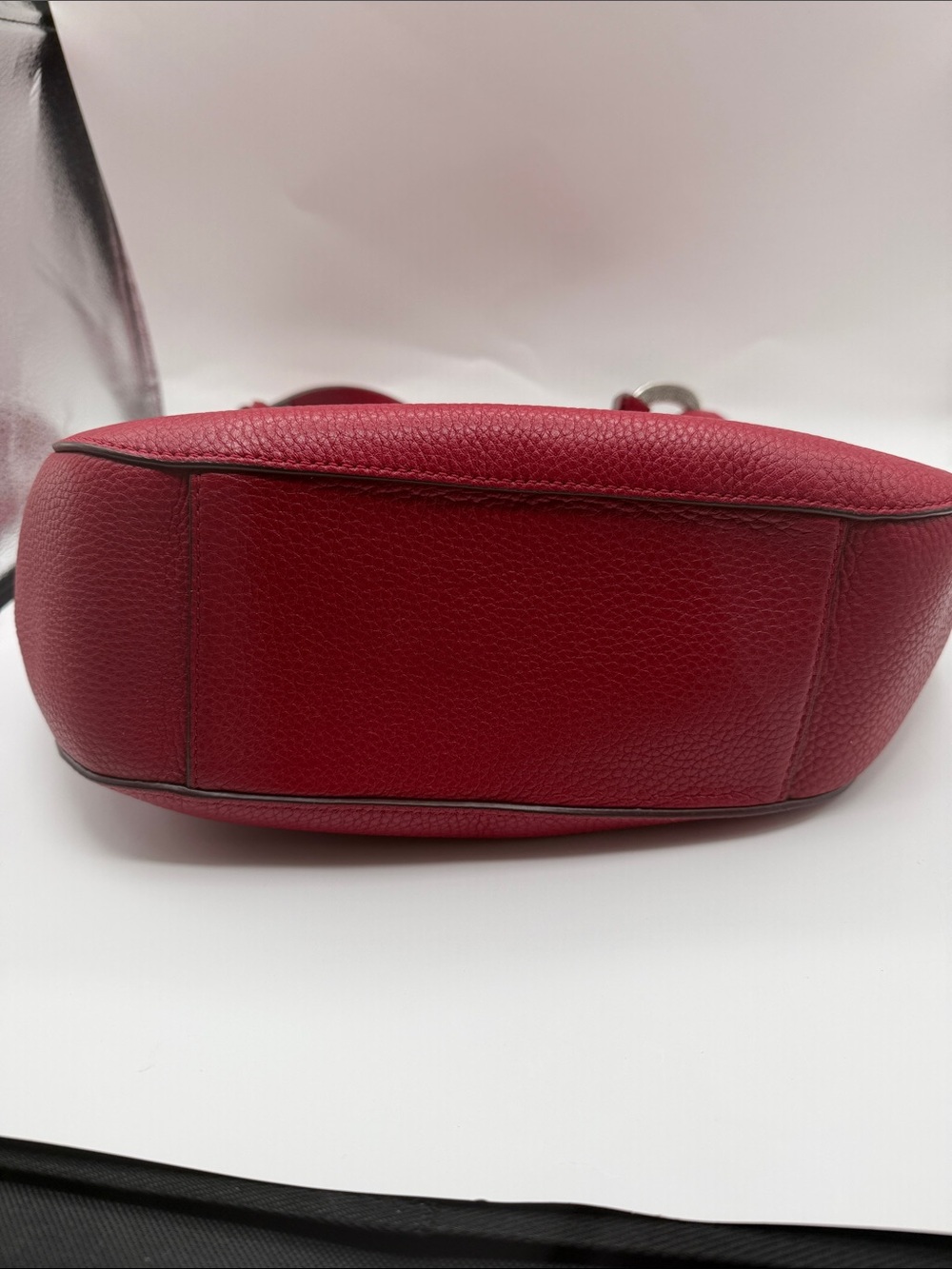 Retired Brighton Ferrara Medallion Adeline Red Shoulder Bag - Picture 8 of 16